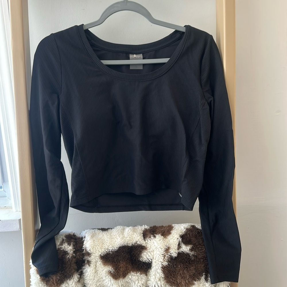 Calia Cropped Longsleeve Workout Top